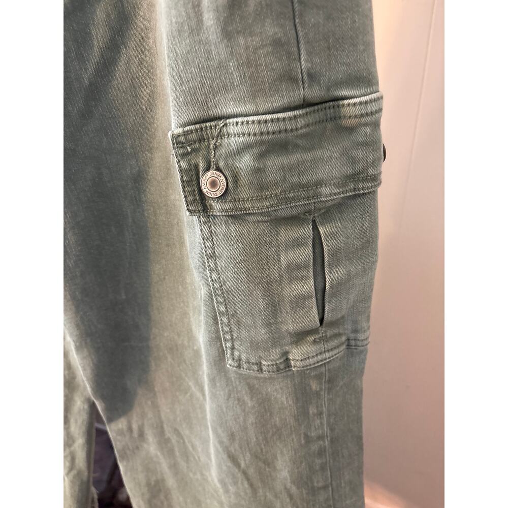 Vervet by Flying Monkey Green Cargo Jeans Sz 31 - Picture 3 of 9